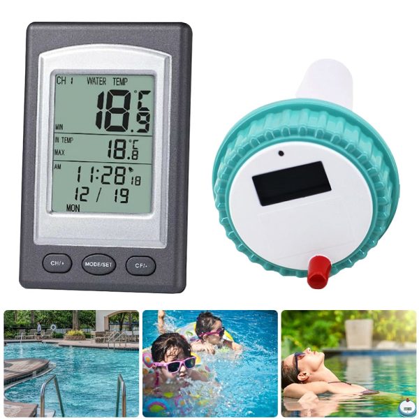 Swimming Pool Thermometer, Floating Pool Thermometer, Digital